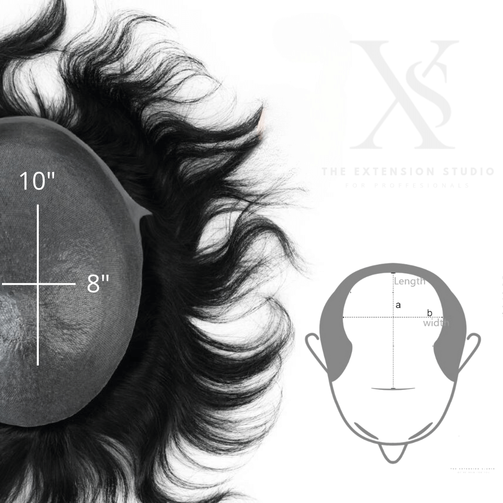 Men's Non-Surgical Hair Replacement 8"x10"