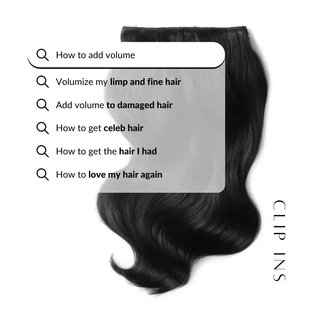 16- Clipin Hair Extensions