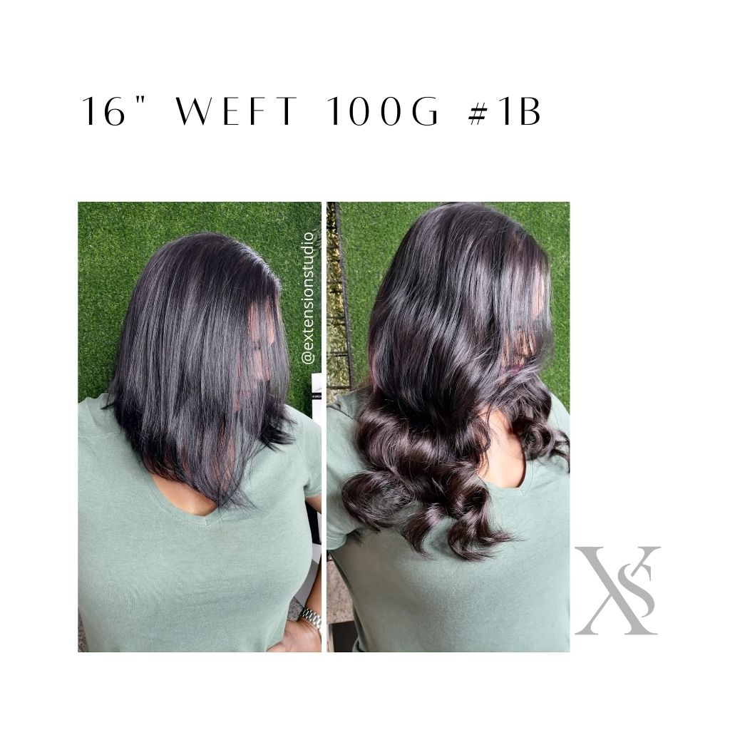 16-Inch Weft Hair Extensions