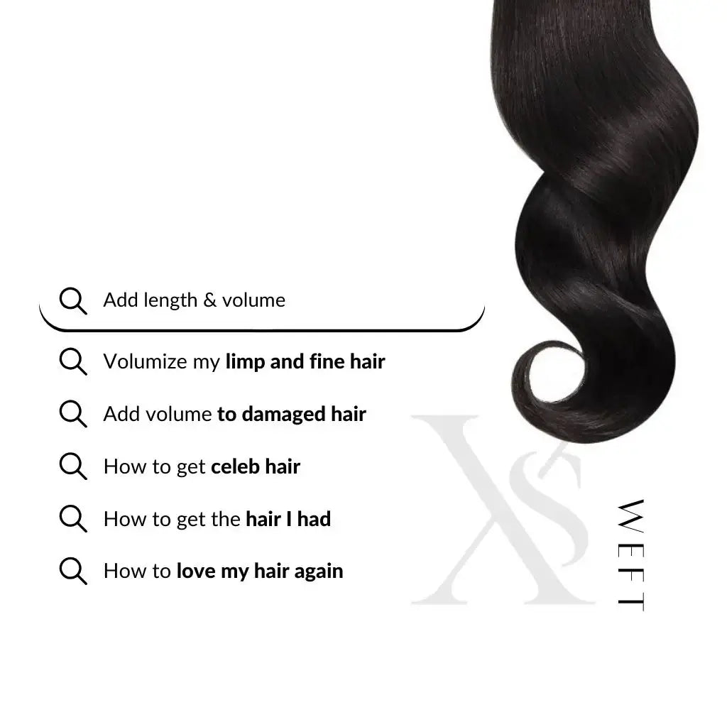 20" Premium Remy Indian Hair Weft