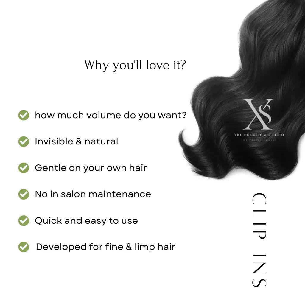 16- Clipin Hair Extensions