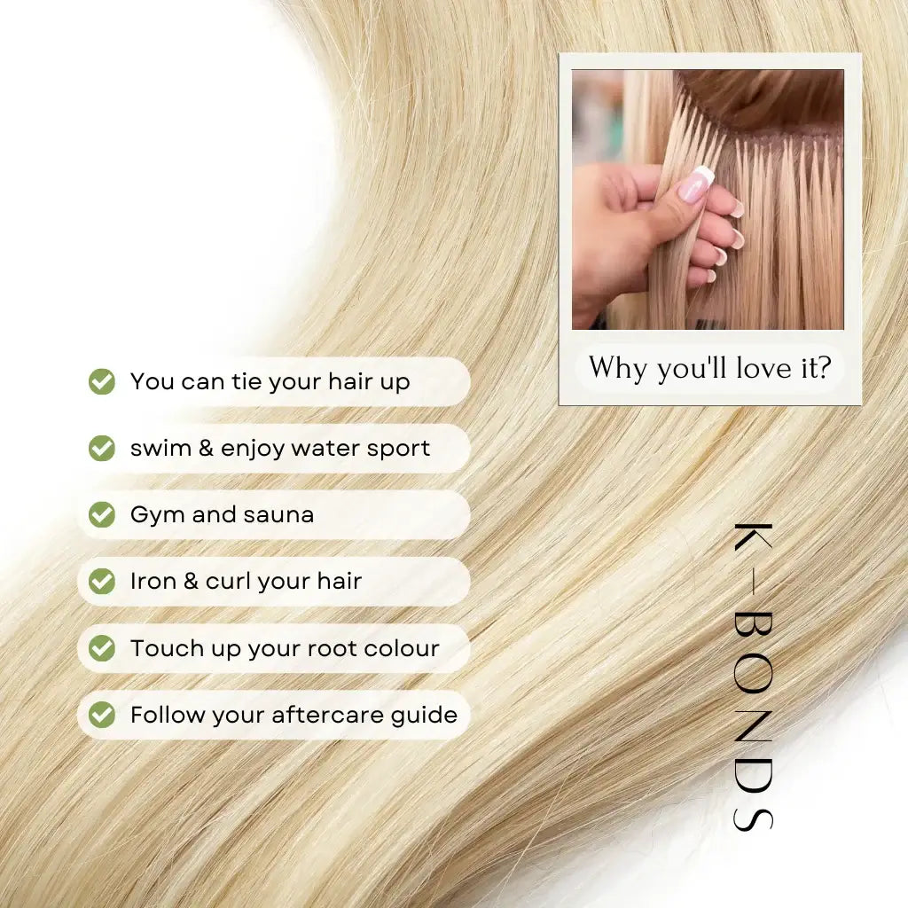 20" Keratin Fusion Hair Bonds