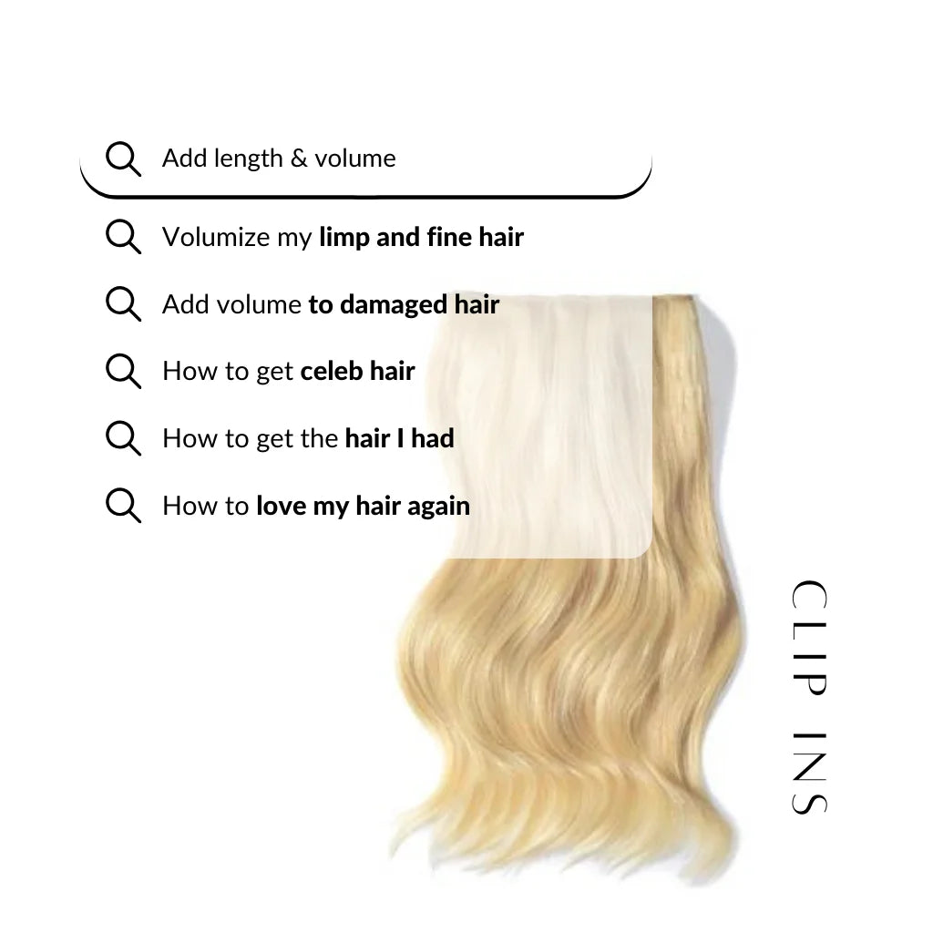 20-Inch Clip-In Hair Extensions
