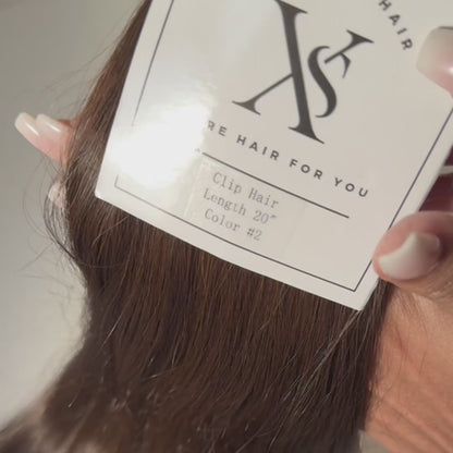 16- Clipin Hair Extensions
