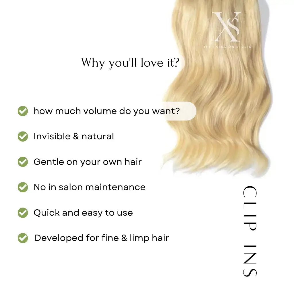 20-Inch Clip-In Hair Extensions