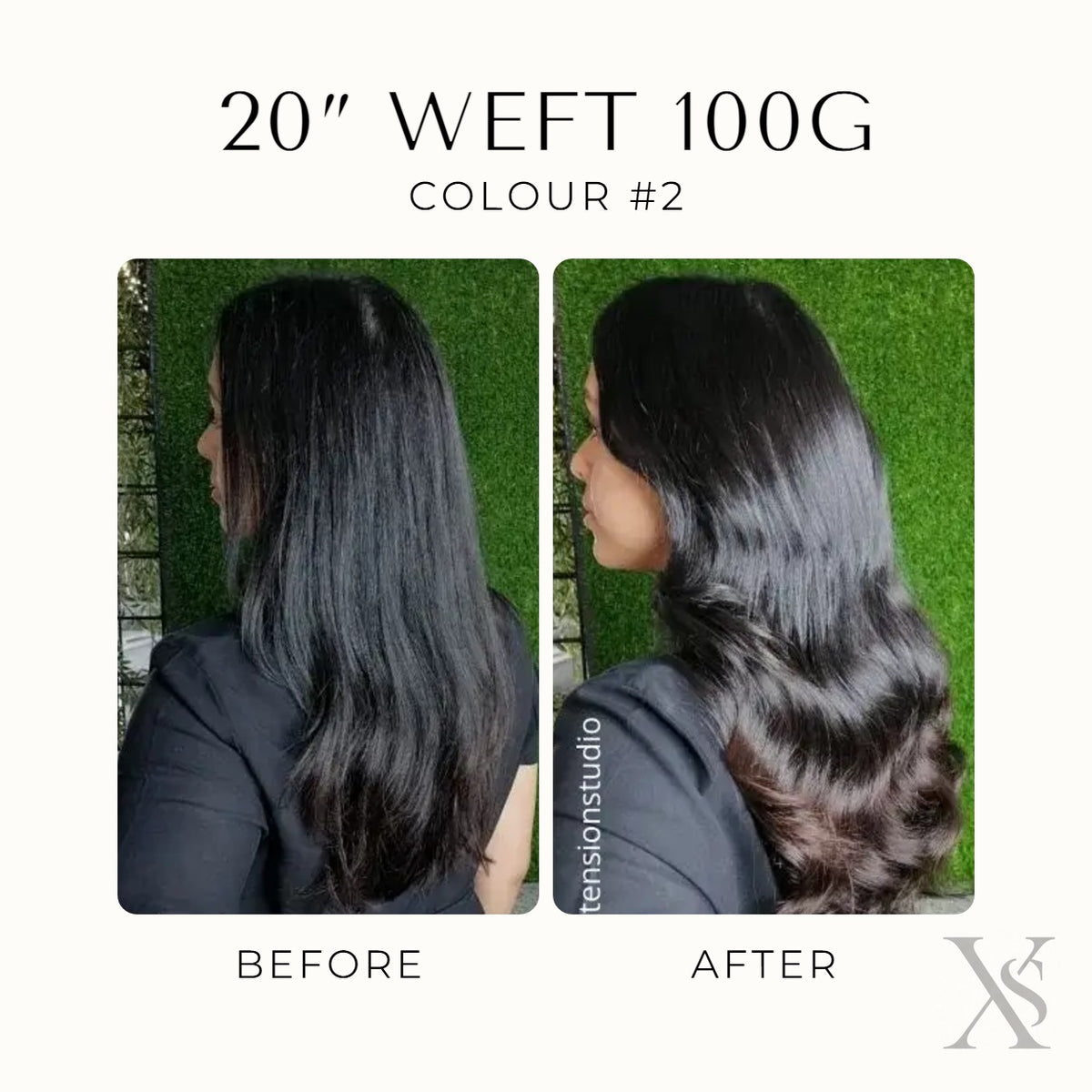20" Weft Hair Extensions | Premium Remy Indian Hair