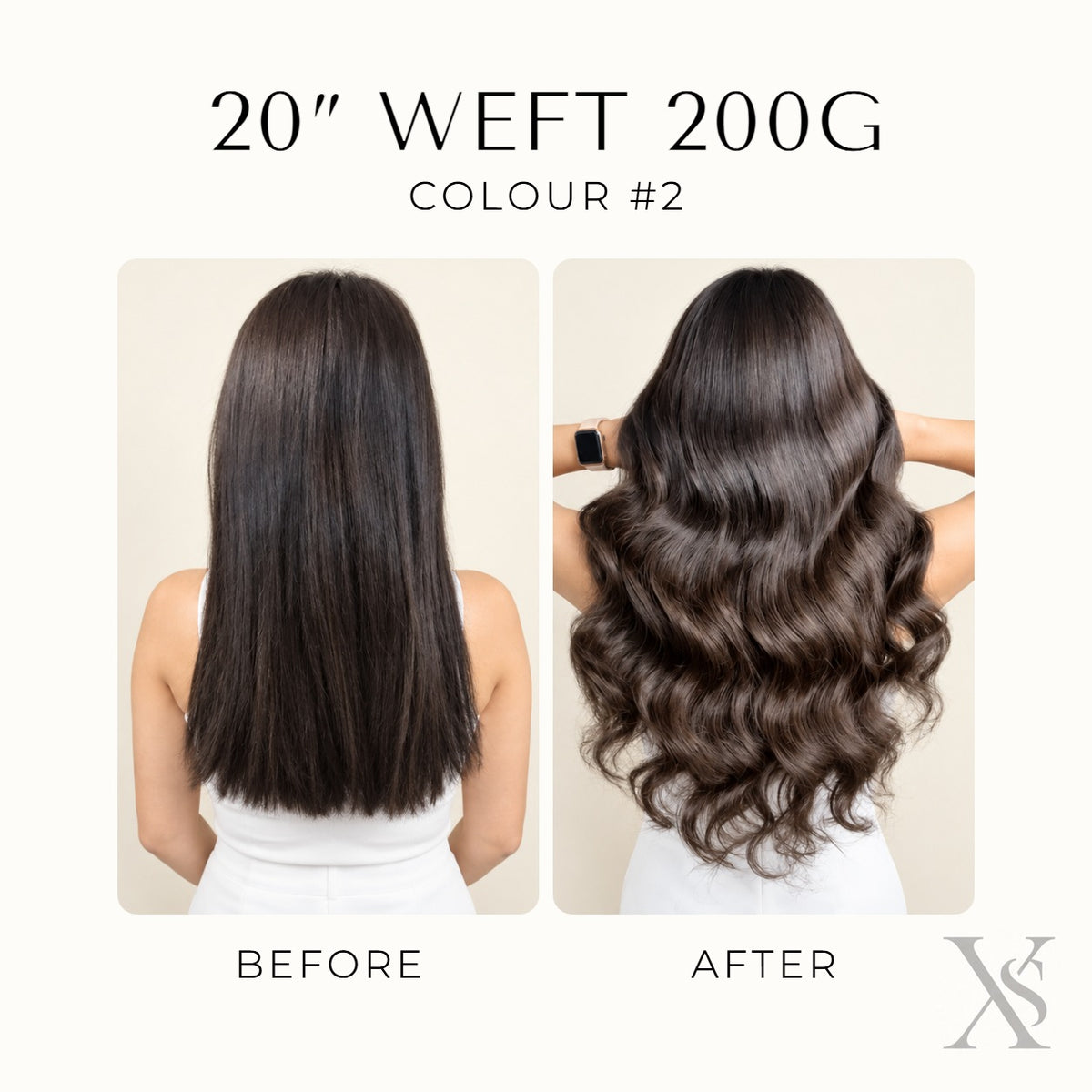 20" Weft Hair Extensions | Premium Remy Indian Hair